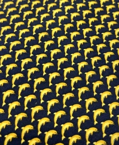DOLPHIN ANIMAL KINGDOM QUALITY SUIT DESIGNER NECKTIE TIE FREE SHIPPING - Picture 1 of 3