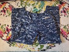 US Navy Camo BDU Trousers  Military Uniform Pants Medium Regular 
