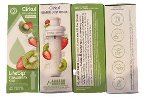 Lot Of 4 Cirkul GoSip Kiwi Berry Energy Water Flavor Cartridge Best By 11/26 - Picture 1 of 2