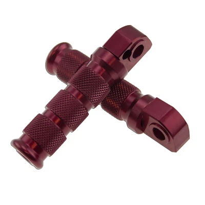 Juego de reposapiés deportivo trasero rojo para Yamaha YZF R6 R1 FZ FZR Foto 1 de 2