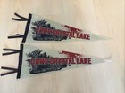 2 X Camp Crystal Lake Friday the 13th Jason Pennant Banner Flag Halloween
