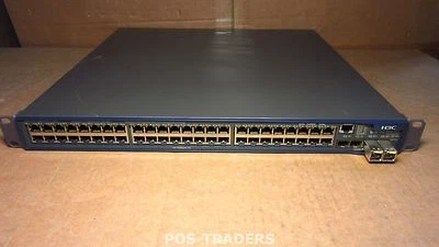 H3C 48 Ports 10/100 PoE S3600-52P-PWR-EI HP A3600-48 JD328A SWITCH INCL 2X SFP'S - Image 1 of 4
