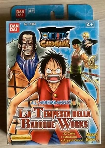 MAZZO A One Piece Card Game Deck Tempesta della Baroque Works Mazzo Bandai Ita - Picture 1 of 1