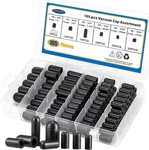 Kit surtido de tapas de vacío 105 piezas cuentagotas ID 3/8'' 5/16'' 1/4'' 7/32'' 5/32'' 3/ - Imagen 1 de 12