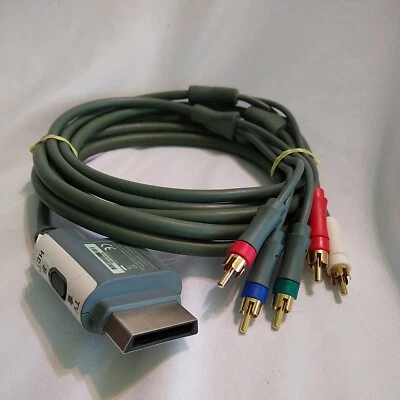 Genuine Microsoft Xbox 360 Component HD AV Cable Composite RCA HDTV OEM - Image 1 of 4