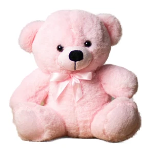 9" Baby Pink Plush Teddy Bear Stuffed Animal Toy Gift New  - Picture 1 of 1