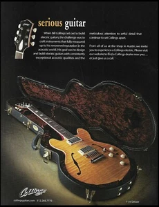 Guitarra eléctrica Collings I-35 Deluxe 2010 anuncio impresión de anuncio 8 x 11 - Imagen 1 de 3