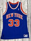 Maillot de basketball vintage cousu champion Patrick Ewing #33 New York Knicks NBA 48