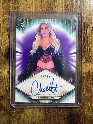 02/25 2021 Topps WWE Autograph Charlotte Flair AUTO - PACK FRESH 🔥 - Image 1 of 2