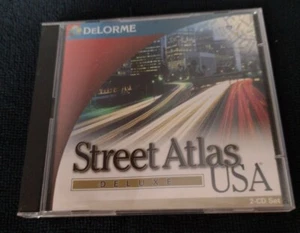 DeLorme Street Atlas Deluxe USA Version 4.0 - 2 CD Set; Pre-Owned - Picture 1 of 2