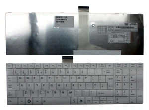 Toshiba 0KN0-ZW4UK02 weiß UK Layout Ersatz Laptop Tastatur - Bild 1 von 1