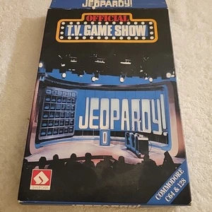 vintage Commodore 64/ 128 game of Jeopardy from TV game show floppy disk - Picture 1 of 4