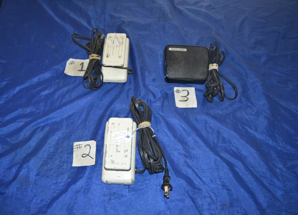FOOT CONTROLS W/DOUBLE LEAD CORD KENMORE 148.12400 SEWING MACHINE OTHER SIMILAR - Image 1 of 1
