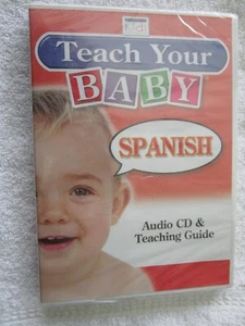 TEACH YOUR BABY SPANISH Audio CD/Teaching guide (2006, Smart Kids) FREE SHIPPING - Picture 1 of 2