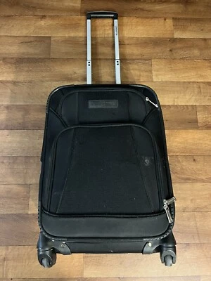 Liz Claiborne Black Expandable Carry On Luggage Carrier 21 Inch - Image 1 of 4