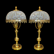 Antique french empire style pair lamps 1208.