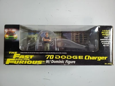 NEW Revell 1/25 Fast and the Furious  '70 Dodge Charger Diecast w/Dom Figure  - Image 1 of 4