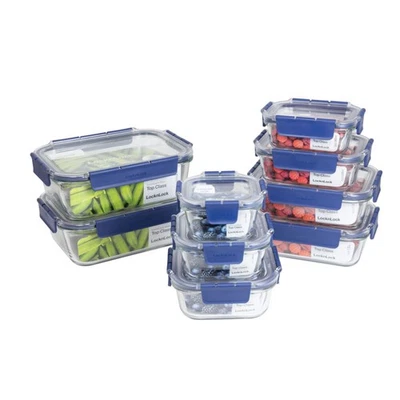 Lock & Lock 9pcTop Class Glass Container Set | 9 Piece - Image 1 of 4