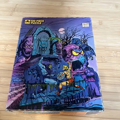 Vintage 1984 Masters Of The Universe 100 Piece Puzzle Snake Mountain Complete 14 - Image 1 of 4