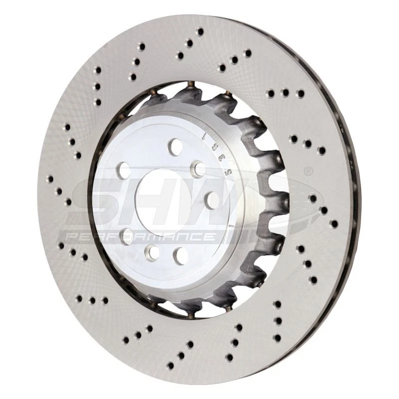 For BMW X3 20-24 SHW Performance BRL43503 Drilled Rear Driver Side Brake Rotor Foto 1 de 1