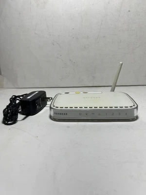 Used NETGEAR Wireless-G54 Router WGR614v10 With 4 Ports. - Image 1 of 4