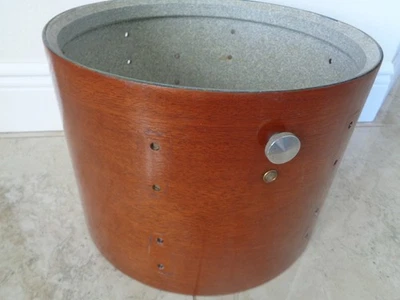 1970s VINTAGE  LUDWIG 14"x 10"d RACK TOM  DRUM MAPLE SHELL 3 PLY w/RE RINGS USA - Image 1 of 4