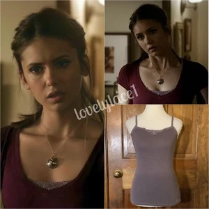American Eagle Lace Trim Cami SA ASO Elena Gilbert The Vampire Diaries - Picture 1 of 5