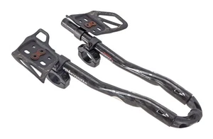 Extensiones de barra aerodinámica con clip de carbono Cobra Profile Design T2+ 335 mm 31,8 mm con almohadillas - Imagen 1 de 5