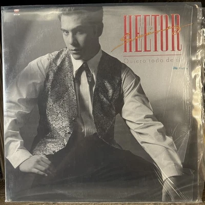 Hector Suarez Gomis, Quiero Todo de Ti, 1989 Promo Méx. Lp + Insert, Translucent - Image 1 of 4