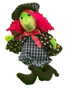 Juguete de peluche Ty Beanie Babies Scary the Witch Halloween Beanbag 2000 - Imagen 1 de 10