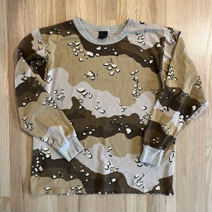 Camiseta De Colección Hecha en EE. UU. 6 Colores Desierto Camuflada Manga Larga L Chocolate Chip - Imagen 1 de 5