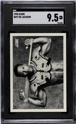 1990 Score #697 Bo Jackson SGC 9.5 Mint+ - Image 1 of 2