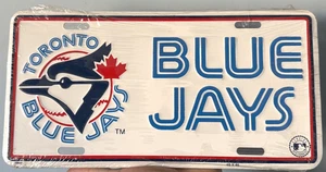NOS Toronto Blue Jays Embossed Metal License Plate! Vintage 90's MLB! - Picture 1 of 3