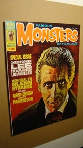 FAMOUS MONSTERS 105 *HIGH GR* DRACULA FRANKENSTEIN BASIL GOGOS ART - Picture 1 of 2