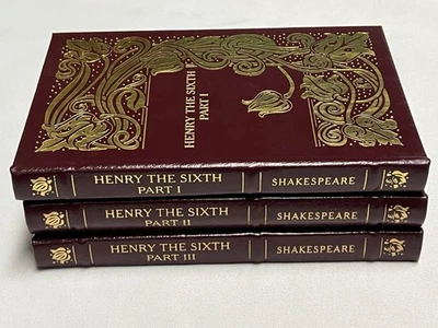 William Shakespeare HENRY THE SIXTH, PART 1 & 2 Easton Press - Image 1 of 4