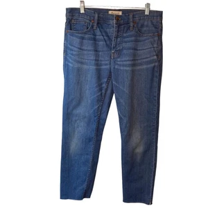 Madewell Jeans 9" Sky High Skinny Größe 31 Bonita Wash Seitenschlitze roher Saum - Bild 1 von 6