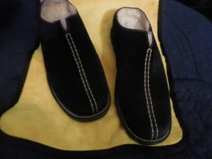 Cole Haan Black Suede Clogs~Mule~Slip on Size 8.5 - Picture 1 of 4