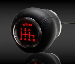 ALFA Romeo SPEED SHIFT GEAR KNOB RED LED ILLUMINATED 166 159 147 156 GT - Picture 1 of 20
