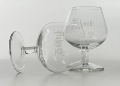 2 x Asbach Uralt Weinbrand Glas Schwenker klein Hütchen-Glas Cognac Gläser 1187