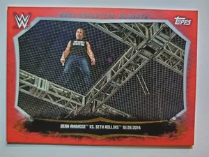 2015 Topps WWE Undisputed Cage Evolution Moments #CEM-18 DEAN AMBROSE / SETH - Picture 1 of 2