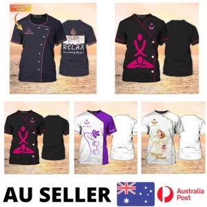 Massage Therapist Shirt Shop AMP Masseuse Thai Acupuncture Healing - AU Stock - Picture 1 of 17