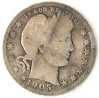 1905 O Barber Quarter Dollar Us Silver 25 Cent Coin New Orleans United States