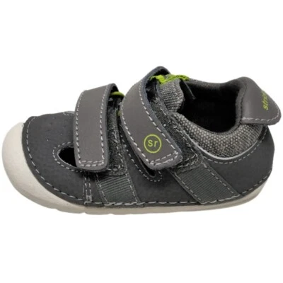 Stride Rite Sneakers SM Elijah Baby Boy Size 3.5 Casual Sneakers Grey  - Image 1 of 3
