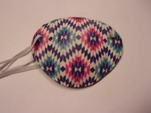 World's Best Eye Patch, Embossed Leather Native Am N-3 Pattern, Replace Elastic - Picture 1 of 3
