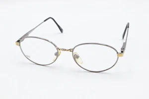 COAST 319 Gunmetal-Gold 50-18-130 Oval Eyeglass Frames, Flex Hinges E275 - Picture 1 of 11