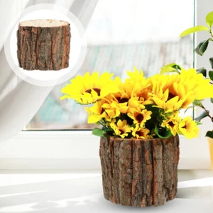 Wasserdichter Blumeneimer Blumenarrangementbehälter Holzpflanzentopf - Bild 1 von 12