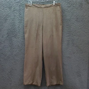 Alfred Dunner Womens Pull-On Pants Size 16P Petite Tan Khaki Academia Minimalist - Picture 1 of 7