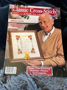 Stitch and Go Classic Cross-Stitch Magazine Jun/Jul'90, 5 Easy-Finish Designs - Picture 1 of 8