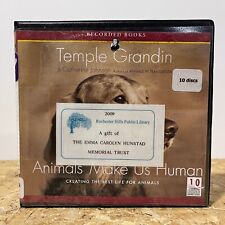 Animals Make Us Human by Temple Grandin Ex Library 10 Cd Unabridged Audiobook