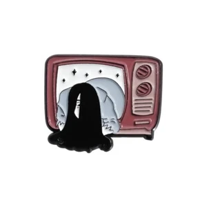 The Ring Samara Morgan Sadako TV Enamel Pin Badge Horror Movie Brooch Jewellery - Picture 1 of 2